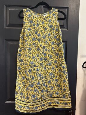 J. Jill Love Linen Floral Dress, Size M, EUC